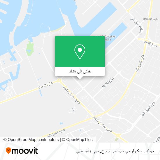 خريطة جينكور تيكنولوجي سيستمز م م ح