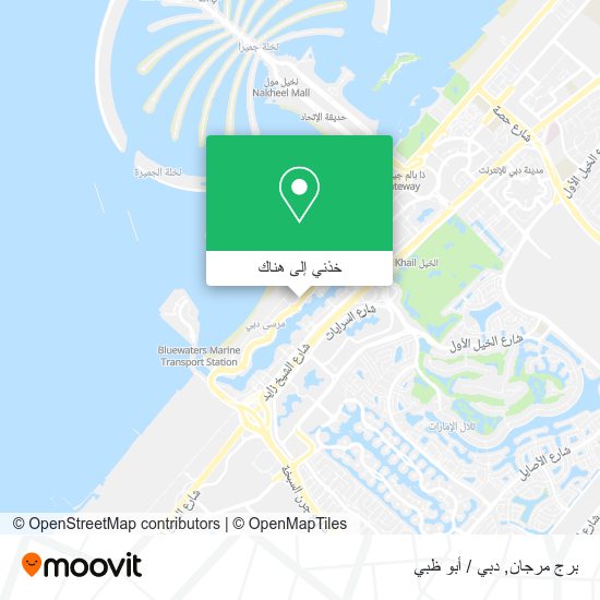 خريطة برج مرجان