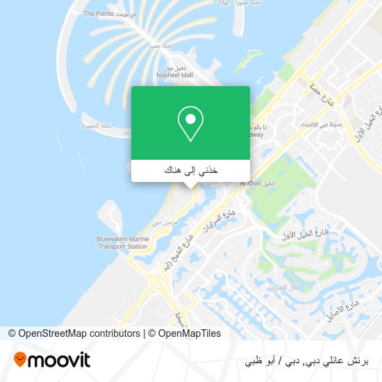 خريطة برنش عائلي دبي
