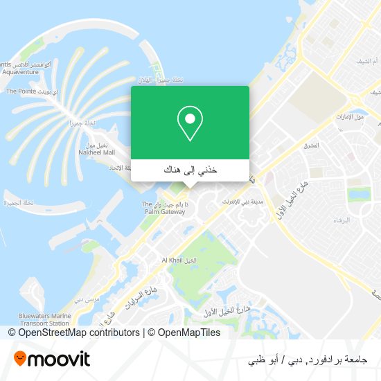 خريطة جامعة برادفورد