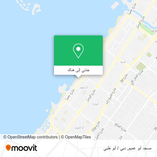 خريطة مسجد أبو عميم