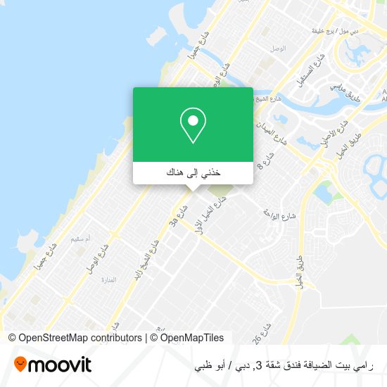 خريطة رامي بيت الضيافة فندق شقة 3