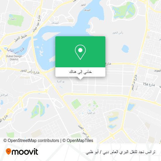 خريطة ترانس نجد للنقل البري العام