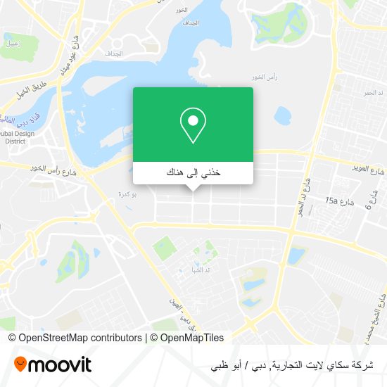 خريطة شركة سكاي لايت التجارية