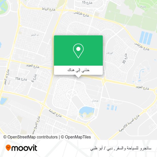 خريطة ساتجرو للسياحة والسفر