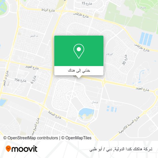 خريطة شركة هاكتك كندا الدولية