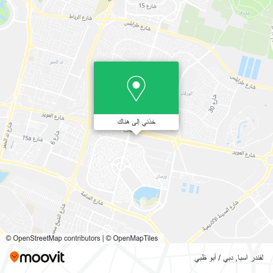 خريطة لفندر اسبا