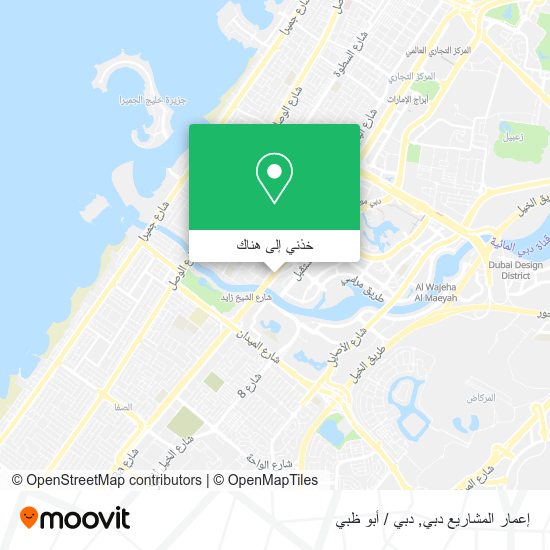 خريطة إعمار المشاريع دبي