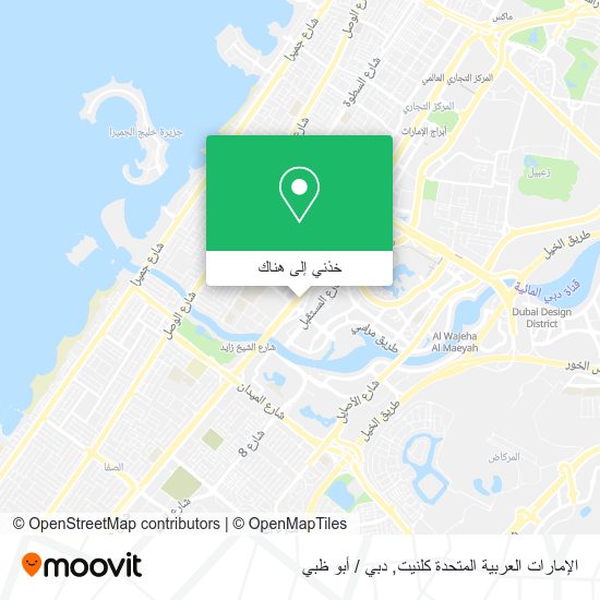 خريطة الإمارات العربية المتحدة كلنيت