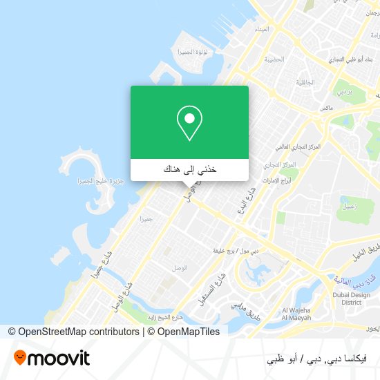 خريطة فيكاسا دبي