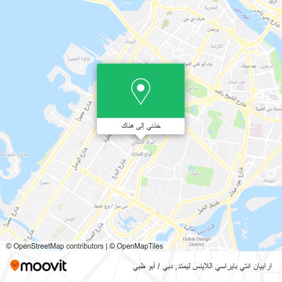 خريطة ارابيان انتي بايراسي اللاينس ليمتد