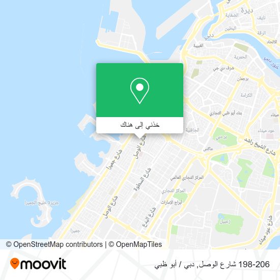 خريطة 198-206 شارع الوصل