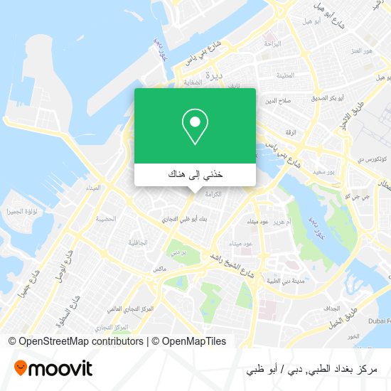 خريطة مركز بغداد الطبي