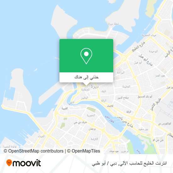 خريطة انترنت الخليج للحاسب الآلي