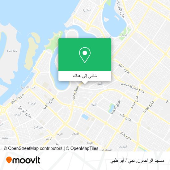 خريطة مسجد الراحمون