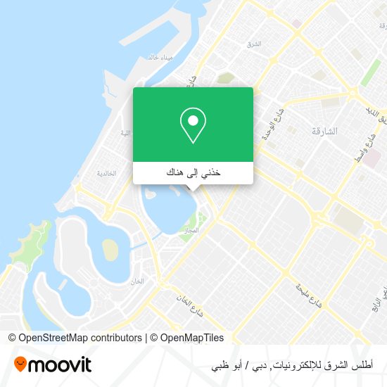 خريطة أطلس الشرق للإلكترونيات