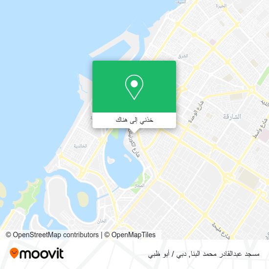 خريطة مسجد عبدالقادر محمد البنا