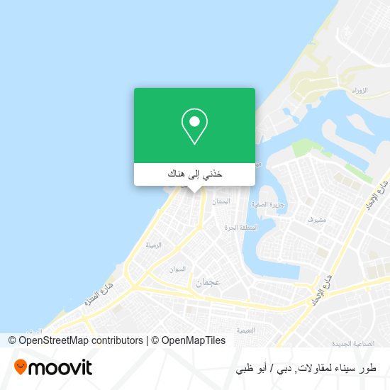 خريطة طور سيناء لمقاولات