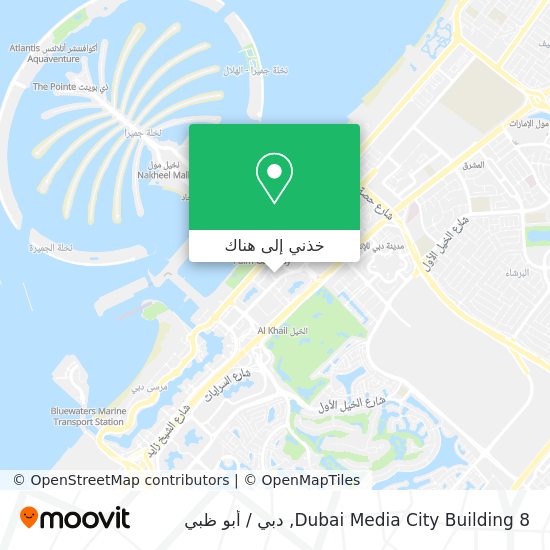 خريطة Dubai Media City Building 8