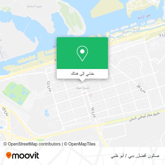 خريطة صالون أفضل
