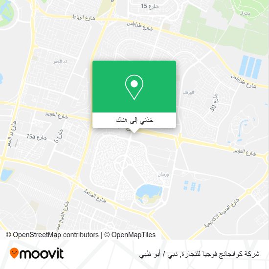 خريطة شركة كوانجانج فوجيا للتجارة