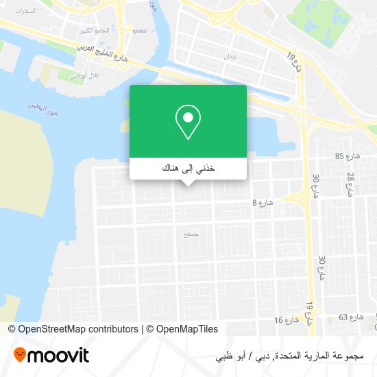 خريطة مجموعة المارية المتحدة