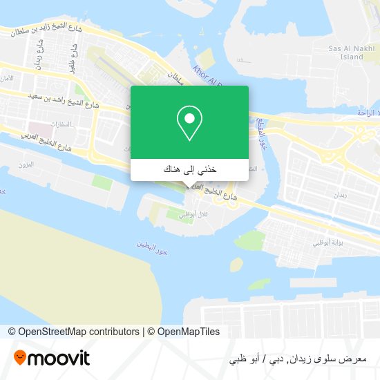 خريطة معرض سلوى زيدان