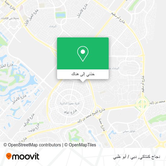 خريطة دجاج كنتاكي
