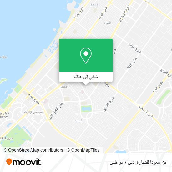 خريطة بن سعودا للتجارة