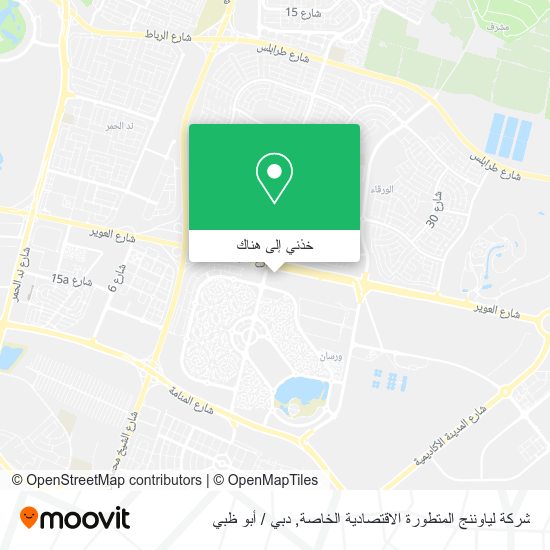 خريطة شركة لياوننج المتطورة الاقتصادية الخاصة