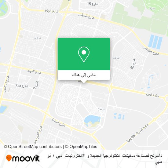 خريطة داسونج لصناعة ماكينات التكنولوجيا الجديدة و الالكترونيات