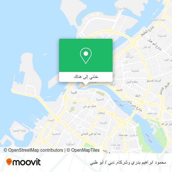 خريطة محمود ابراهيم بدري وشركاه