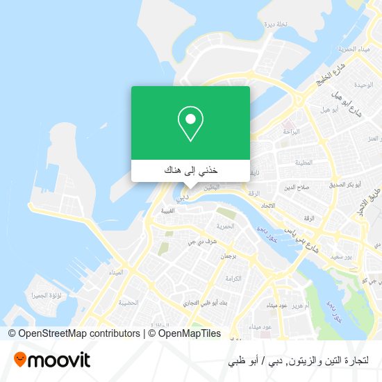 خريطة لتجارة التين والزيتون