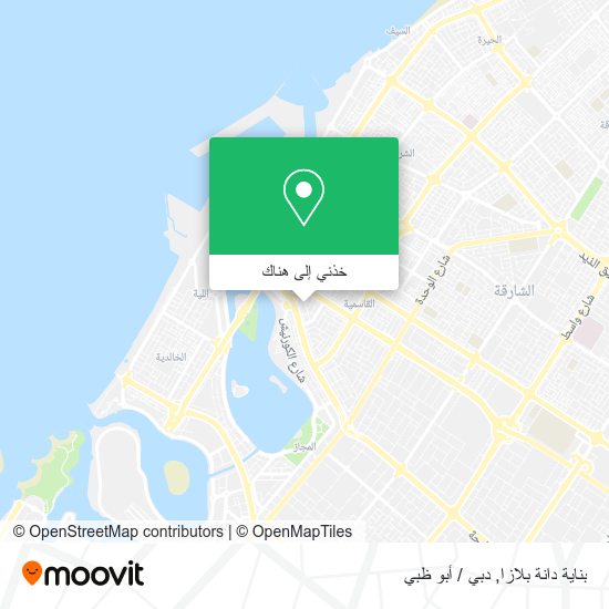 خريطة بناية دانة بلازا