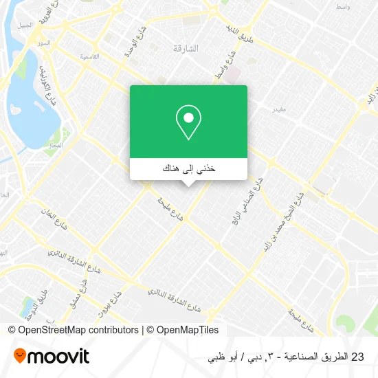 خريطة 23 الطريق الصناعية - ٣