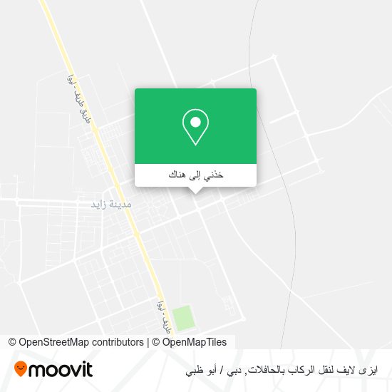 خريطة ايزى لايف لنقل الركاب بالحافلات