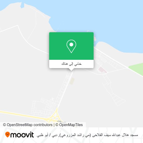 خريطة مسجد هلال عبدالله سيف الفلاحى (مي راشد المزروعي)