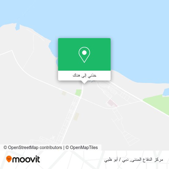خريطة مركز الدفاع المدنى