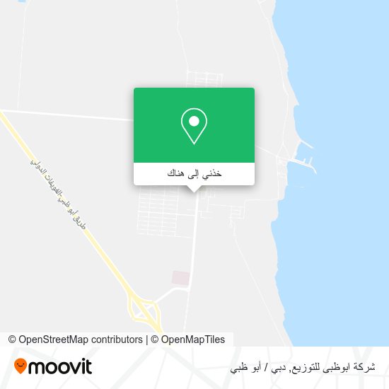 خريطة شركة ابوظبى للتوزيع