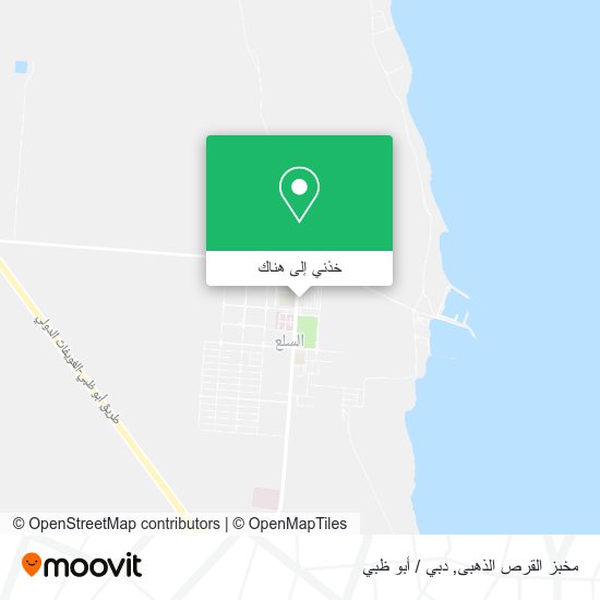 خريطة مخبز القرص الذهبى