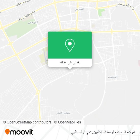 خريطة شركة الروضه لوسطاء التأمين