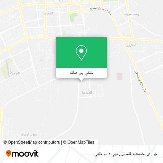 خريطة جورى لخدمات التموين