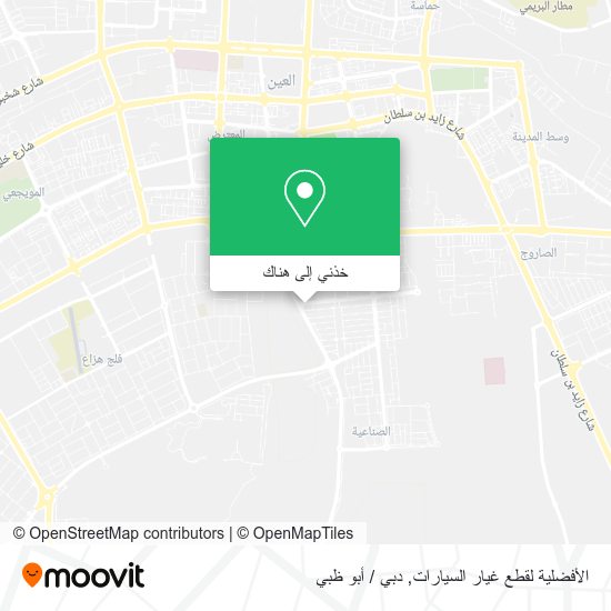 خريطة الأفضلية لقطع غيار السيارات