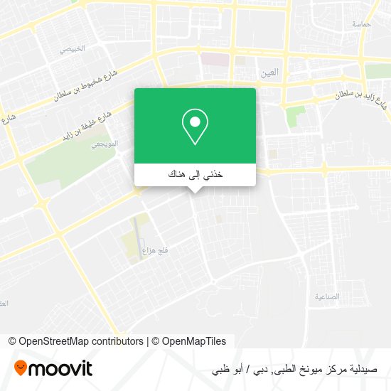 خريطة صيدلية مركز ميونخ الطبى