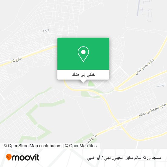 خريطة مسجد ورثة سالم مغير الخيلي