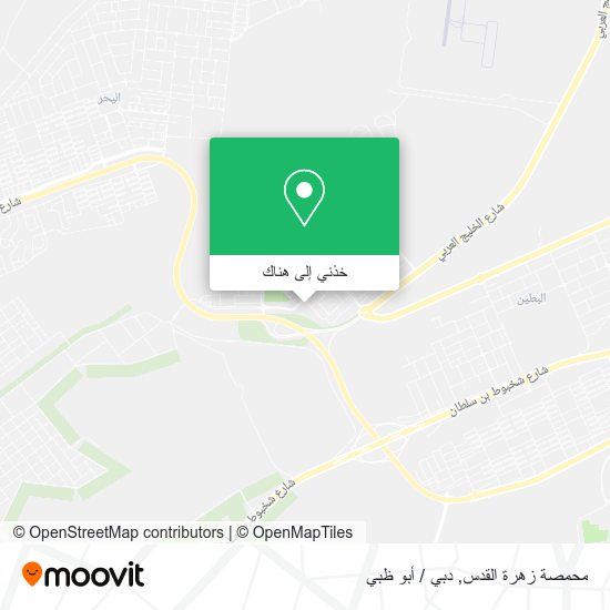 خريطة محمصة زهرة القدس