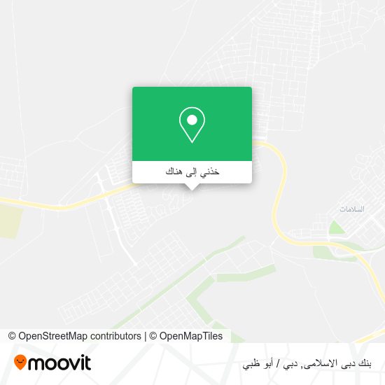 خريطة بنك دبى الاسلامى