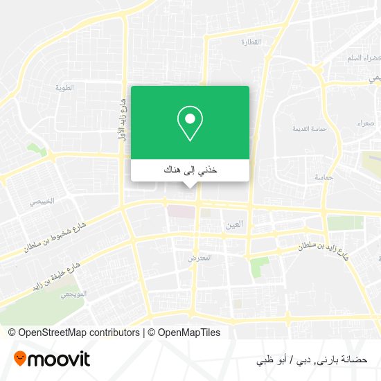 خريطة حضانة بارنى