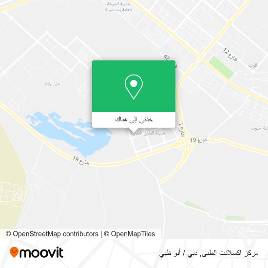خريطة مركز اكسلانت الطبى