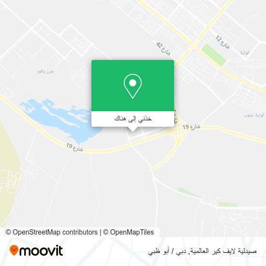 خريطة صيدلية لايف كير العالمية